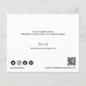 Begrotingszaken Logo Sociale Website Code Dank u Flyer (Achterkant)