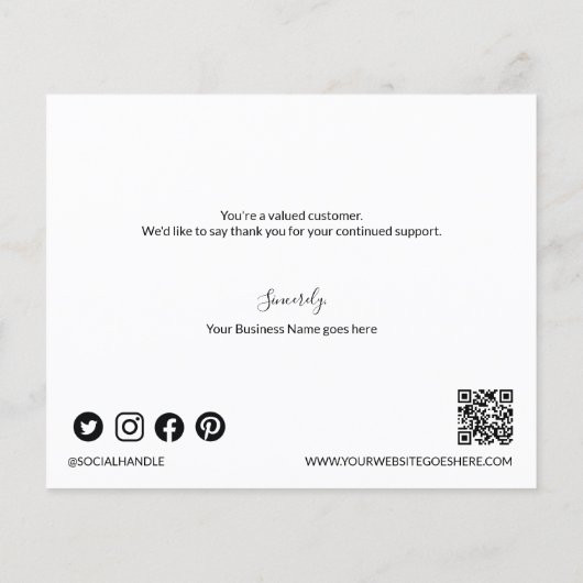 Begrotingszaken Logo Sociale Website Code Dank u Flyer (Achterkant)