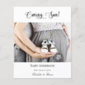 Begrotingszwangerschap binnenkort foto-aankondigin (Voorkant)