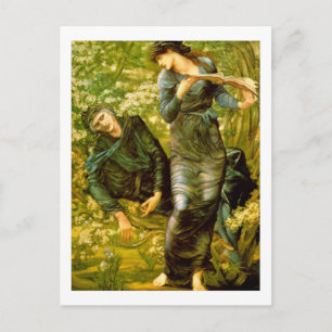 Beguiling van Merlin - Edward Burne-Jones Briefkaart
