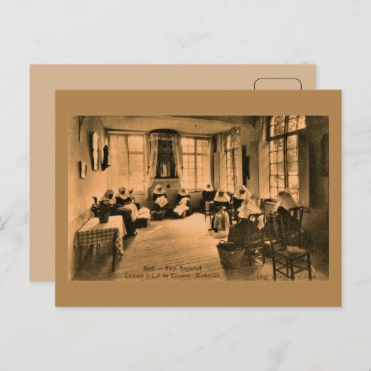  Beguines in Gent Briefkaart (Voorkant / Achterkant)