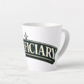 Begunstigde Latte Mok (Rechterhoek)