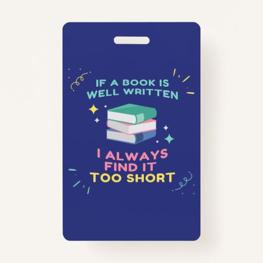 Begunstigde Lezer I - Jane Austen Quote Badge (Voorkant)