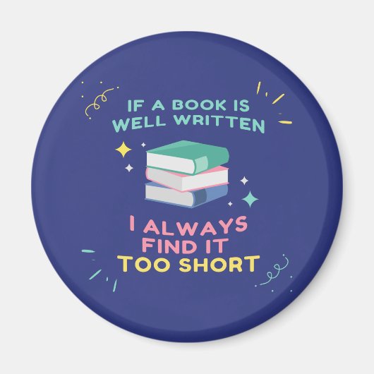 Begunstigde Lezer I - Jane Austen Quote Magneet (Voorkant)