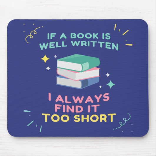 Begunstigde Lezer I - Jane Austen Quote Muismat (Voorkant)