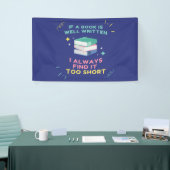 Begunstigde Lezer I - Jane Austen Quote Spandoek (Beurs)
