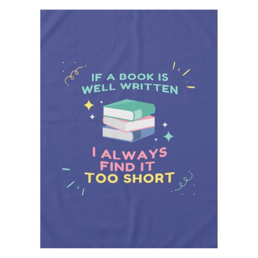Begunstigde Lezer I - Jane Austen Quote Tafelkleed (Voorkant)