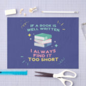 Begunstigde Lezer I - Jane Austen Quote Tissuepapier (Craft)