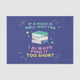 Begunstigde Lezer I - Jane Austen Quote Tissuepapier