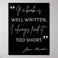 Begunstigde Lezer II - Jane Austen Quote