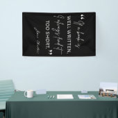 Begunstigde Lezer II - Jane Austen Quote Spandoek (Beurs)