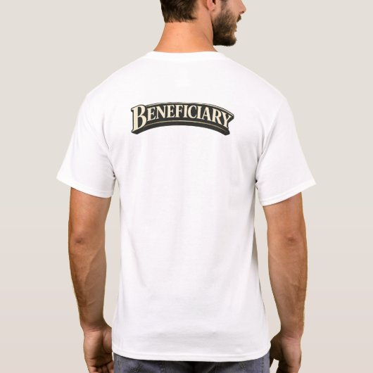Begunstigde T-shirt (Achterkant)