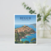 Begur Spanje Reizen Briefkaart (Staand voorkant)