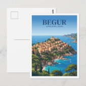 Begur Spanje Reizen Briefkaart (Voorkant / Achterkant)