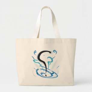Behaal de vraag grote tote bag