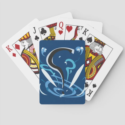 Behaal de vraag pokerkaarten (Achterkant)