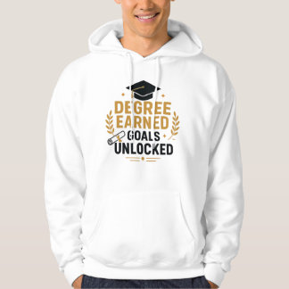 Behaalde Graad Doelen Opgelost Afstuderen Hoodie