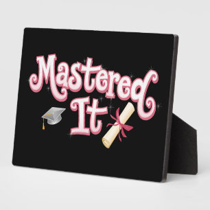 Behaalde het Afstuderen Masterdiploma Afgestudeerd Fotoplaat