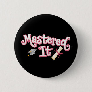 Behaalde het Afstuderen Masterdiploma Afgestudeerd Ronde Button 5,7 Cm