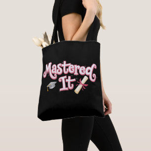 Behaalde het Afstuderen Masterdiploma Afgestudeerd Tote Bag