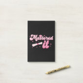 Behaalde het Masterdiploma Afgestudeerd MBA Afstud Post-it® Notes (Op bureau)