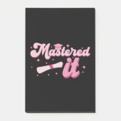 Behaalde het Masterdiploma Afgestudeerd MBA Afstud Post-it® Notes (Voorkant)