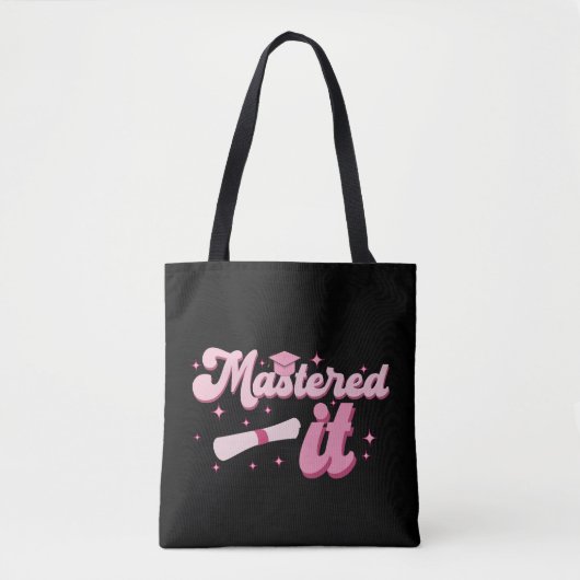 Behaalde het Masterdiploma Afgestudeerd MBA Afstud Tote Bag (Voorkant)