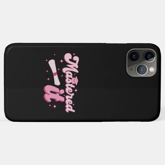 Behaalde het Masterdiploma MBA Afgestudeerd Case-Mate iPhone Case (Achterkant (horizontaal))