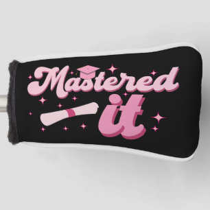 Behaalde het Masterdiploma MBA Afgestudeerd Golfheadcover
