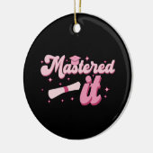 Behaalde het Masterdiploma MBA Afgestudeerd Keramisch Ornament (Links)