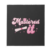 Behaalde het Masterdiploma MBA Afgestudeerd Notitieblok (Voorkant)