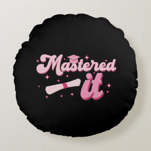 Behaalde het Masterdiploma MBA Afgestudeerd Rond Kussen
