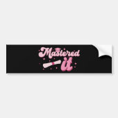 Behaalde het Masterdiploma MBA Afstuderen Bumpersticker (Voorkant)