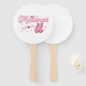 Behaalde het Masterdiploma MBA Afstuderen Handwaaier (Voorkant en achterkant)