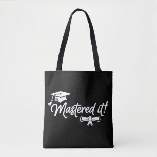 Behaalde het Masters Afstuderen Afgestudeerd Grad  Tote Bag