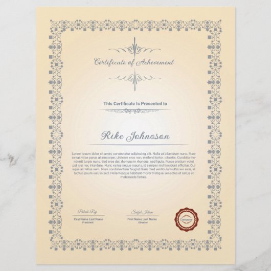 Behaalde resultaten flyer (Voorkant)