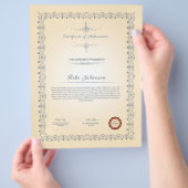 Behaalde resultaten flyer (Hand)