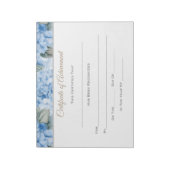 Behaalde resultaten notitieblok (Linkerzijde)