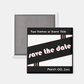 behalve de datum : retro : magneet (Voorkant / Achterkant)