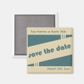 behalve de datum : retro : magneet (Voorkant / Achterkant)