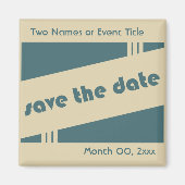 behalve de datum : retro : magneet (Voorkant)