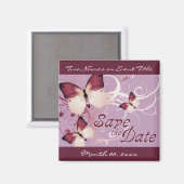 behalve de datum : vlinders : magneet (Voorkant / Achterkant)