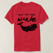 behalve de walvis 9 t-shirt (Design voorkant)