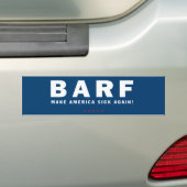 Behalve Donald Trump voor President Bumpersticker (Op auto)