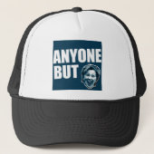 Behalve Hillary Clinton Trucker Hat Pet (Voorkant)