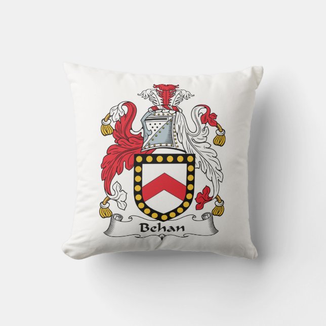 Behan Family Crest Kussen (Voorkant)