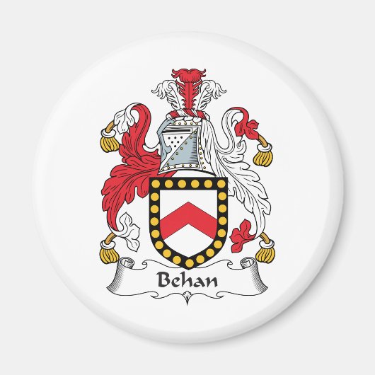 Behan Family Crest Magneet (Voorkant)