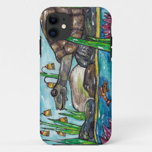 Behandel de schildpad iPhone 11 hoesje