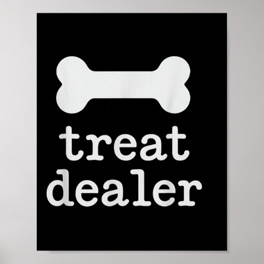 Behandel dealerofferte met Paw Graphic Poster (Voorkant)