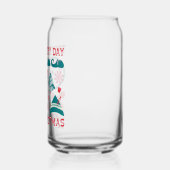 Behandel elke dag als Kerstmis Blikvorm Glas (Links)